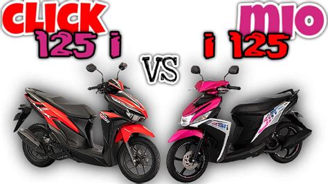 HONDA CLICK 125i vs YAMAHA MIO i 125 SPECS COMPARISON.